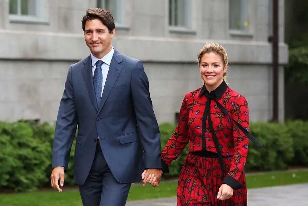 Justin Trudeau y Sophie Grégoire