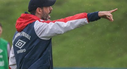 Jorge Bava en la práctica de Nacional