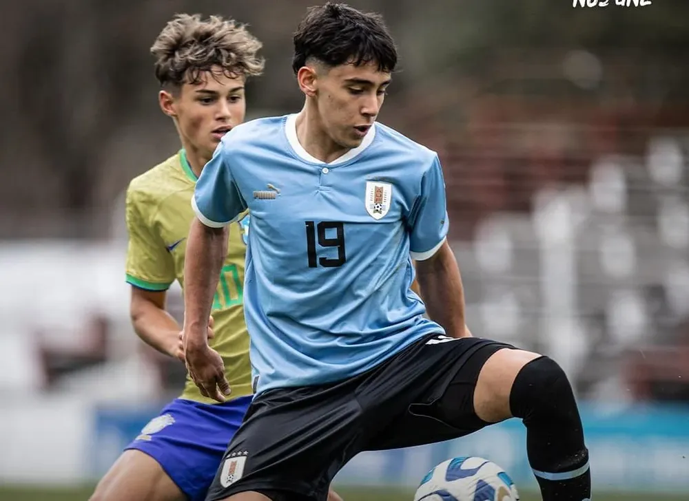 Joaquín Aguirre, de la selección uruguaya