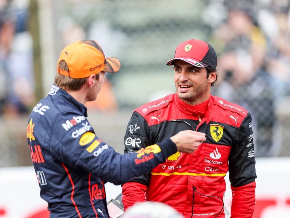 Carlos Sainz y Max Verstappen.