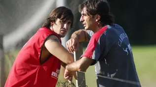 Pablo Tiscornia (D) y Juan Carlos Carrasco