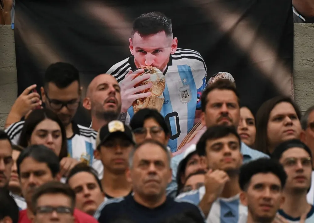 ¿La máscara de Messi? La máscara de Messi