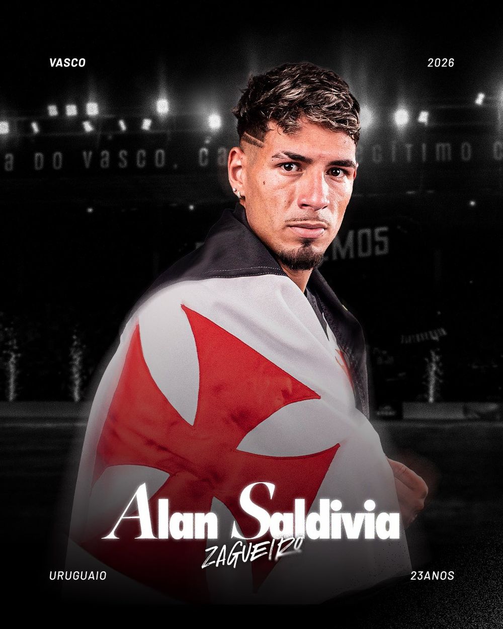 Alan Saldivia fue presentado en Vasco