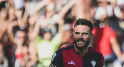 Nández, jugador del Cagliari, fue denunciado en diciembre de 2021. Foto de archivo