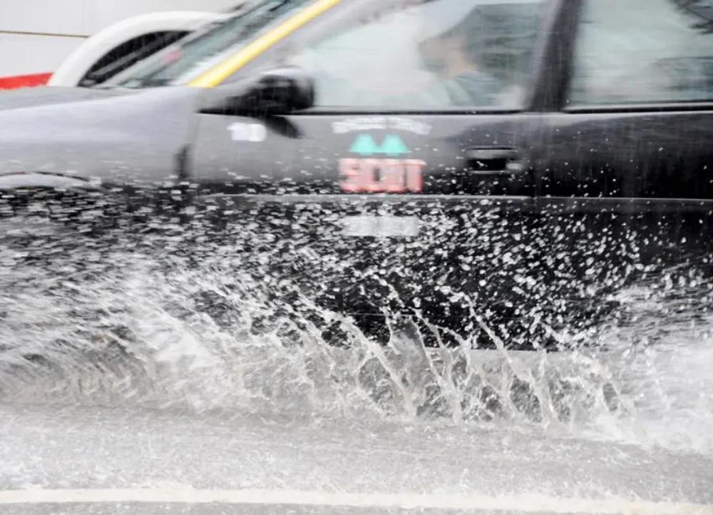 Las lluvias este viernes en Montevideo