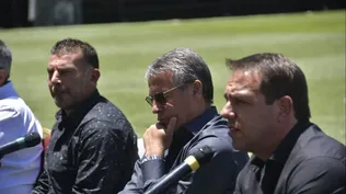 Gabriel Cedrés, Pablo Bengoechea e Ignacio Ruglio en Peñarol