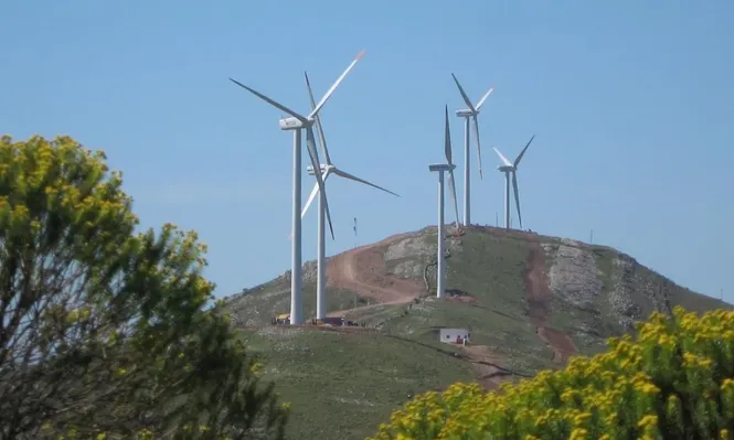 Parque eólico en Uruguay.