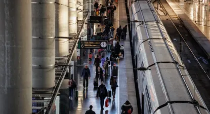 Estación de Atocha en Madrid.