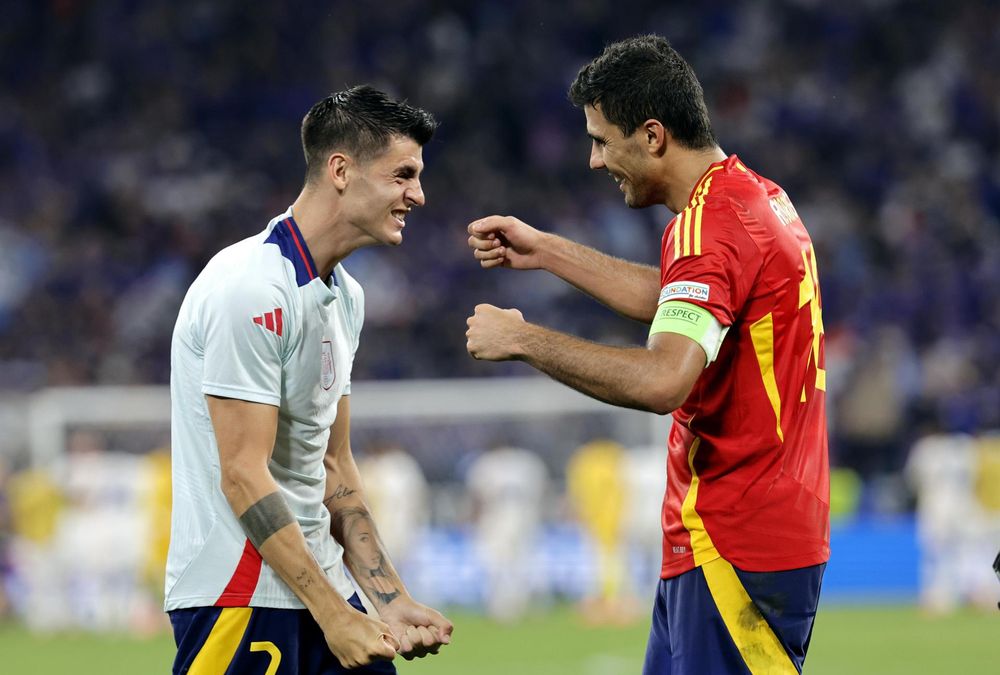 Morata y Rodri, investigados por la UEFA.