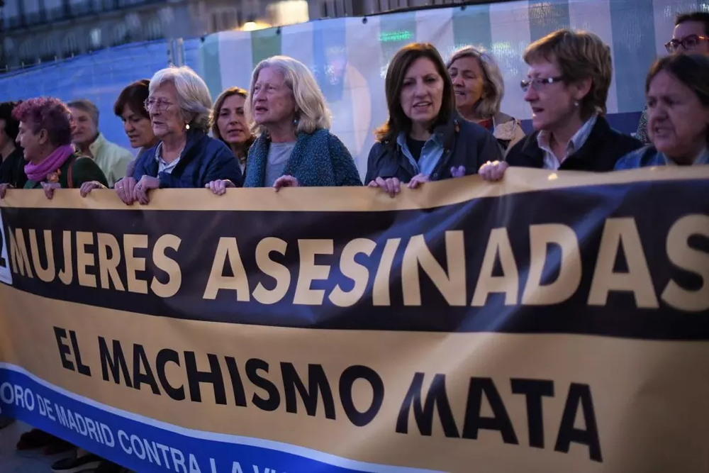 Reclamo contra la violencia de género.