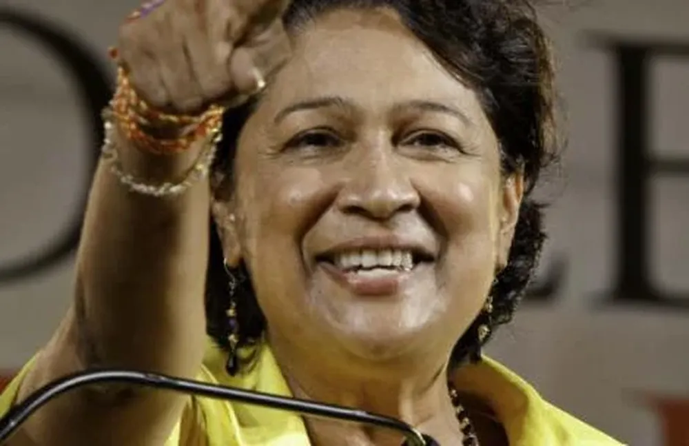 Kamla Persad-Bissessar, presidenta electa de Trinidad y Tobago