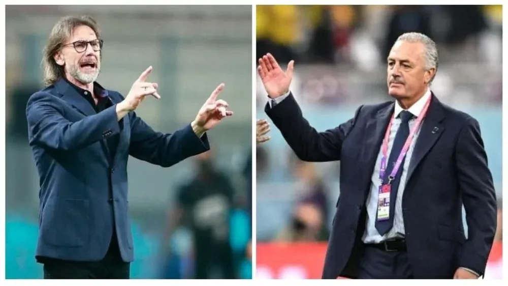 Ricardo Gareca y Gustavo Alfaro