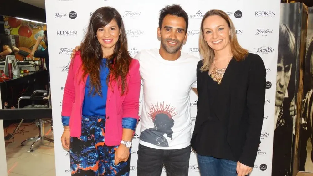 Alejandra Leguizamón, Charles Rodríguez y Viviana Cappi