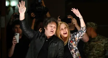 Javier y Karina Milei