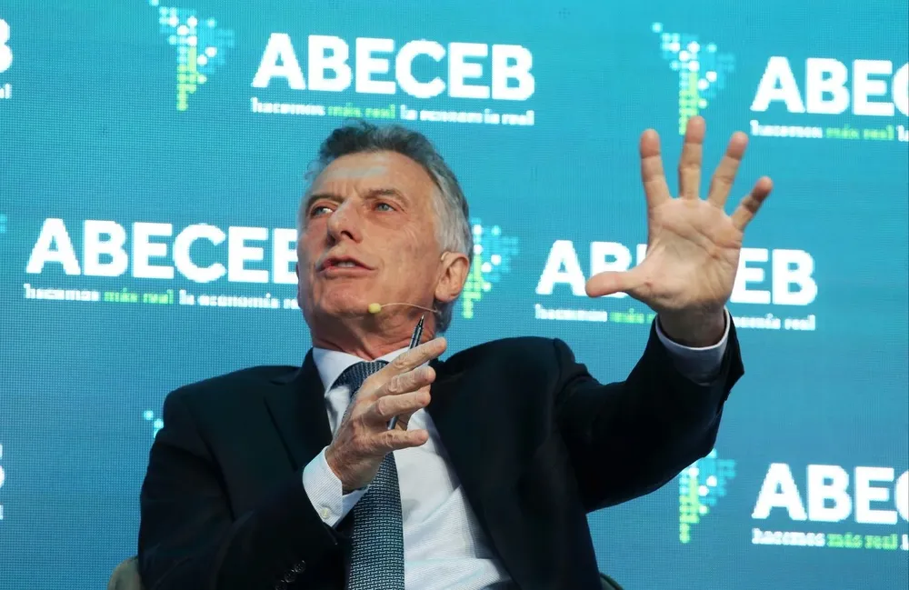 Mauricio Macri en el Foro ABECEB