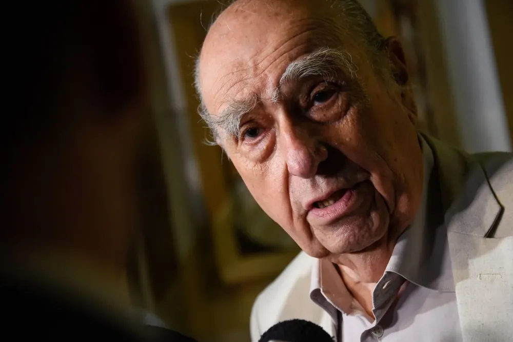 El secretario general del Partido Colorado,Julio María Sanguinetti