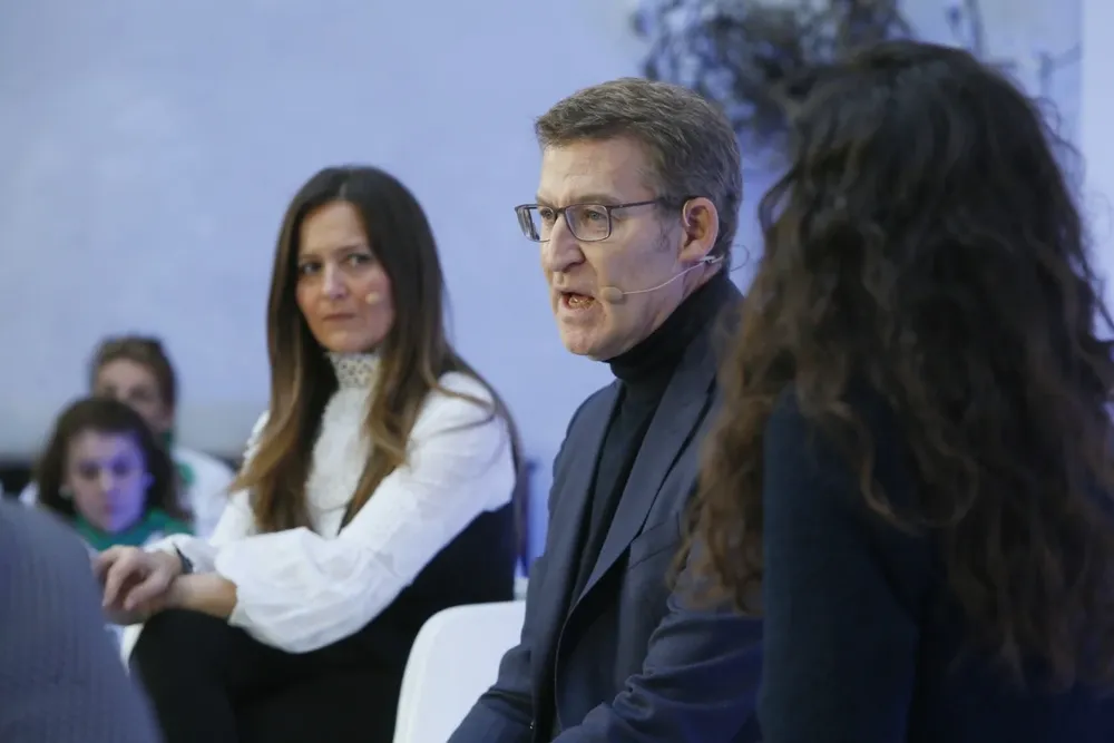 El presidente del PP, Alberto Núñez Feijóo.