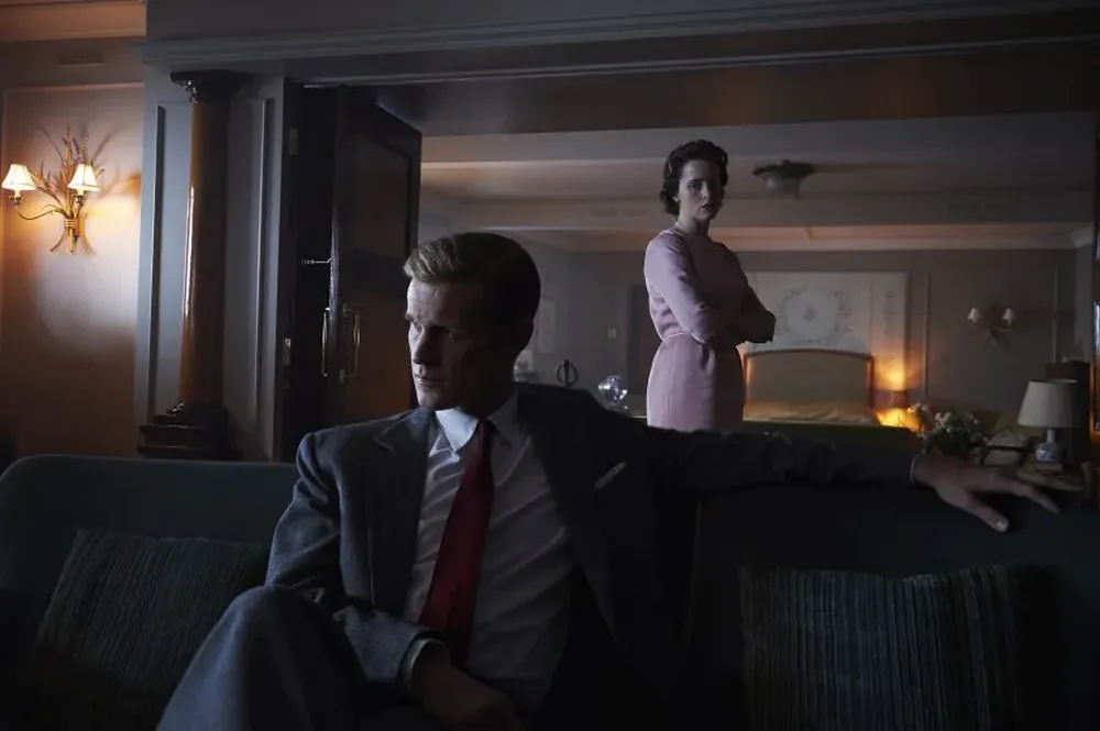 Escena de la segunda temporada de The Crown