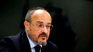 El presidente del PP de Cataluña, Alejandro Fernández.