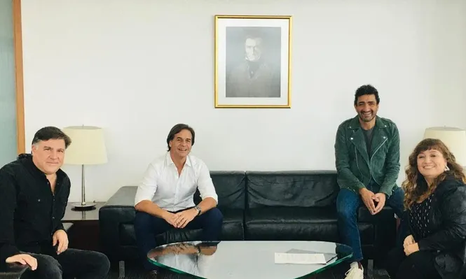 Productores musicales se reunieron con Lacalle por reactivación de shows