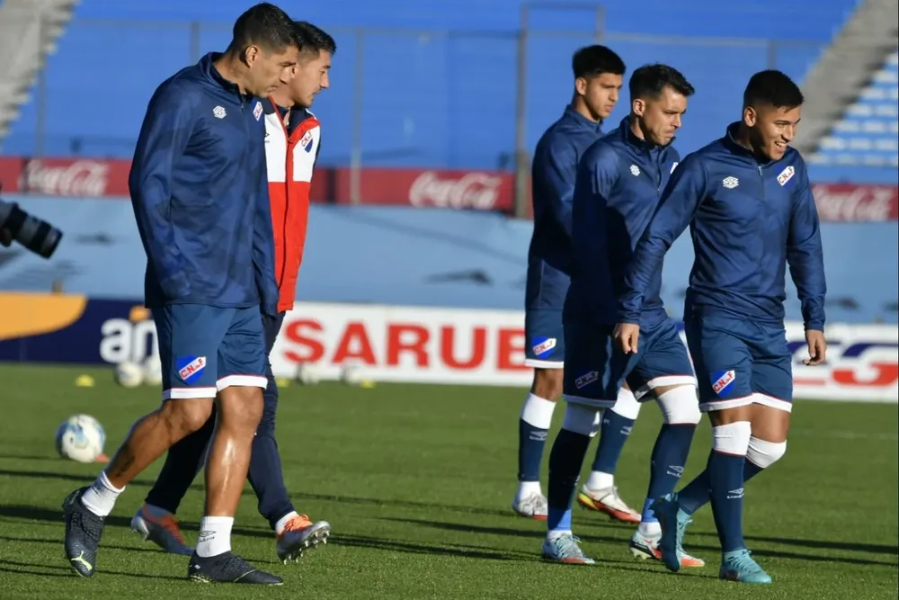 Luis Suárez, Leandro Lozano, Torito Rodríguez y Laborda