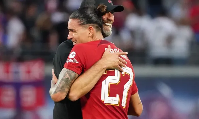 Klopp habló de Darwin Núñez este viernes