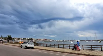 Así llegó la tormenta a Punta del Este