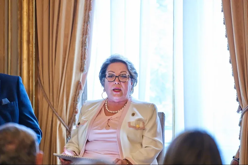 La magistrada María Eugenia López, presidenta de la Corte Suprema panameña.