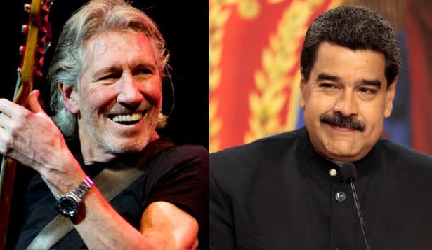 Roger Waters y Nicolás Maduro
