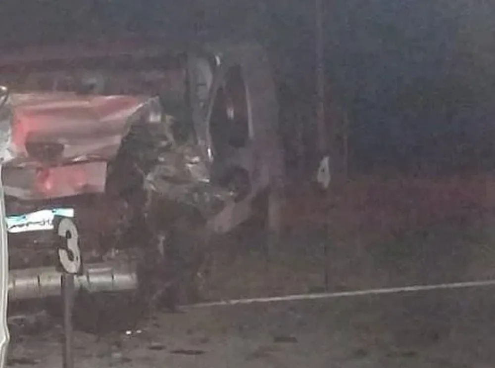 Así quedaron los autos que participaron en el accidente