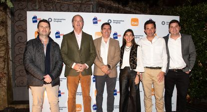 Fabrizio Belo, Agustín Tafernaberry, Ignacio Arechavaleta, Sofía Gómez Platero, Diego Arrosa y Hernán Romay.