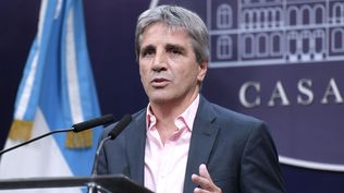 Luis Caputo, ministro de Economía de la Argentina.