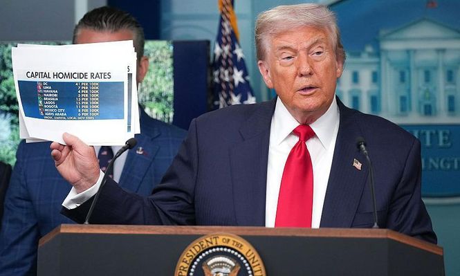 Las cifras que muestran que la delincuencia en Washington DC no está fuera de control, como afirma Trump