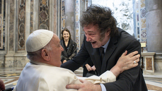 El Papa Francisco y Javier Milei