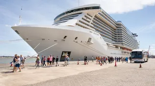 El MSC Seaview es el buque de pasajeros de mayor capacidad que haya recibido la terminal de Montevideo