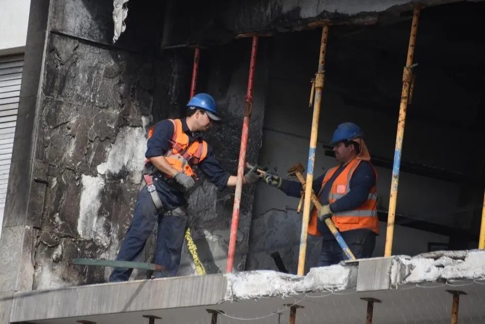 Así trabajan en los apartamentos más afectados