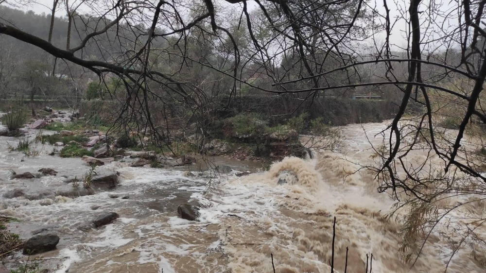 Zonas inundadas por el temporal en Castellón.