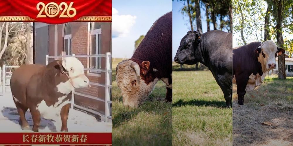 TOROS URUGUAYOS OBSEQUIADOS A CHINA