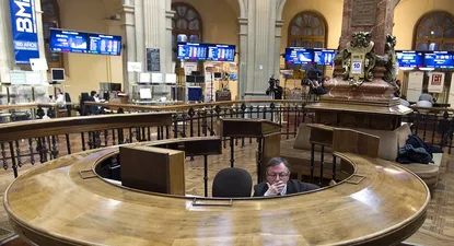 Apertura a la baja en bolsas europeas