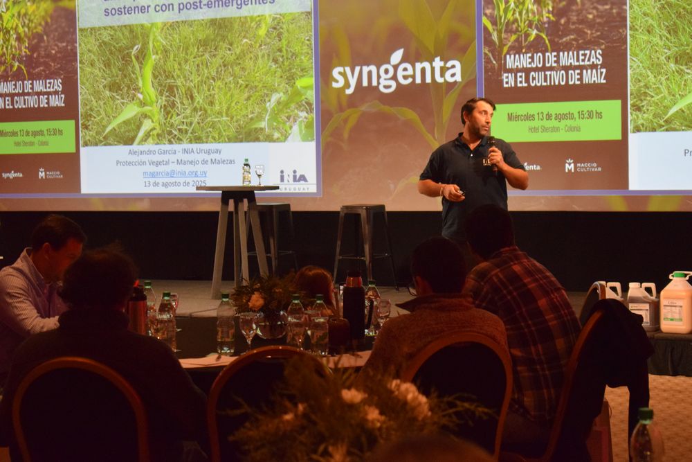 Ing. Agr. Alejandro Garc&iacute;a, del Instituto Nacional de Investigaci&oacute;n Agropecuaria (INIA).