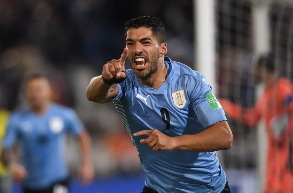 Suárez con la celeste