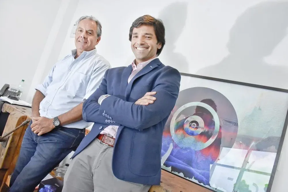 Carlos Crosta y Guillermo Borrazás