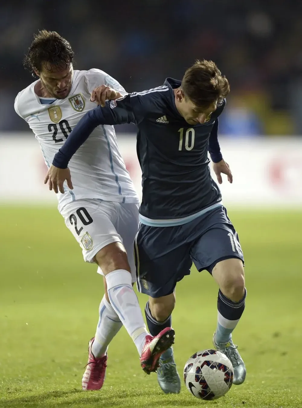 El Tata González y Lionel Messi