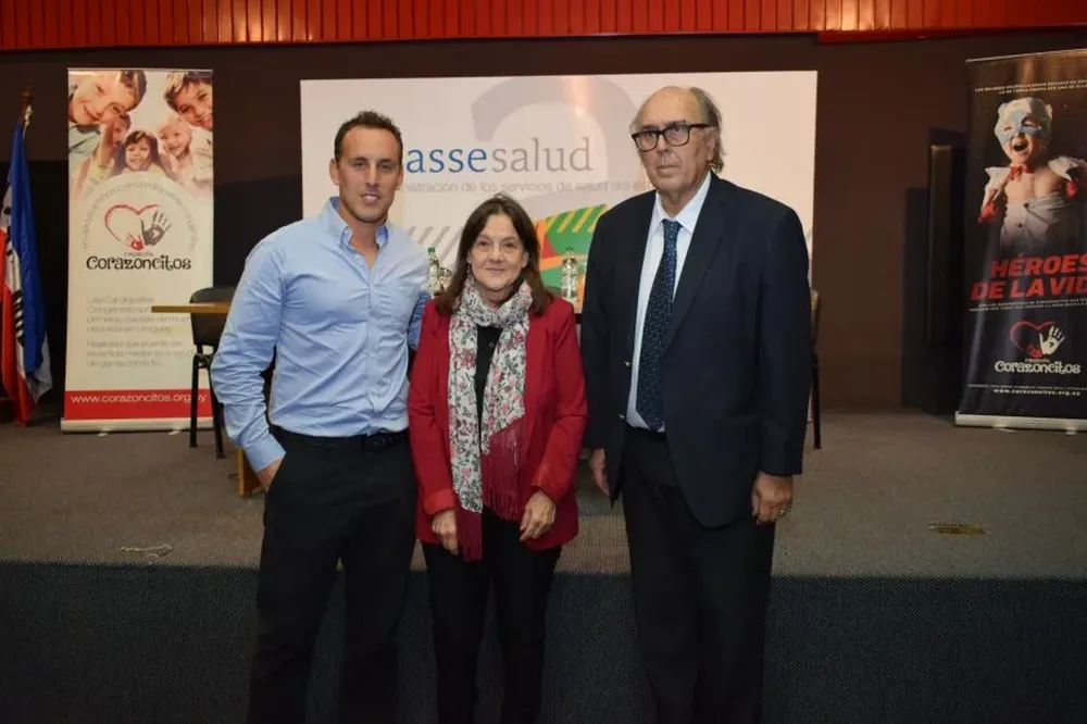 Eduardo Guerra, Beatriz Cerutti y Marcos Carámbula 