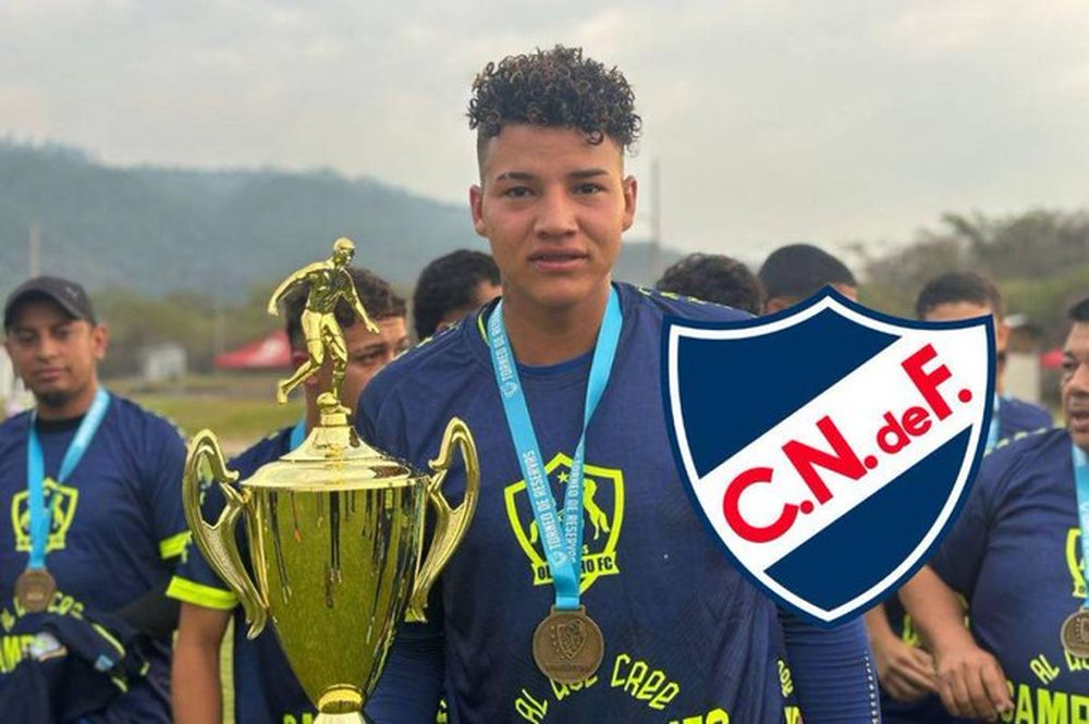 Ángel Villatoro y el escudo de Nacional en los medios de Honduras