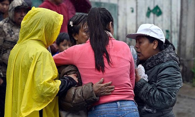 Las imágenes de la devastación causada por la doble tormenta que dejó al menos 65 muertos y decenas de heridos en México
