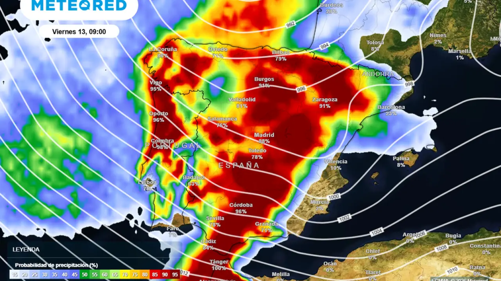 La borrasca Oriana&nbsp;