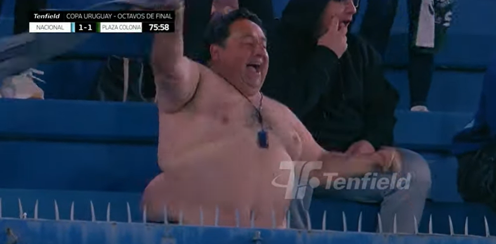 Gastón Zetune, el hincha de Plaza Colonia