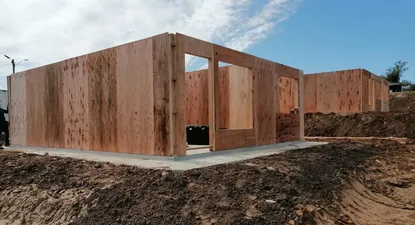 Construcción de viviendas de Mevir en Rivera