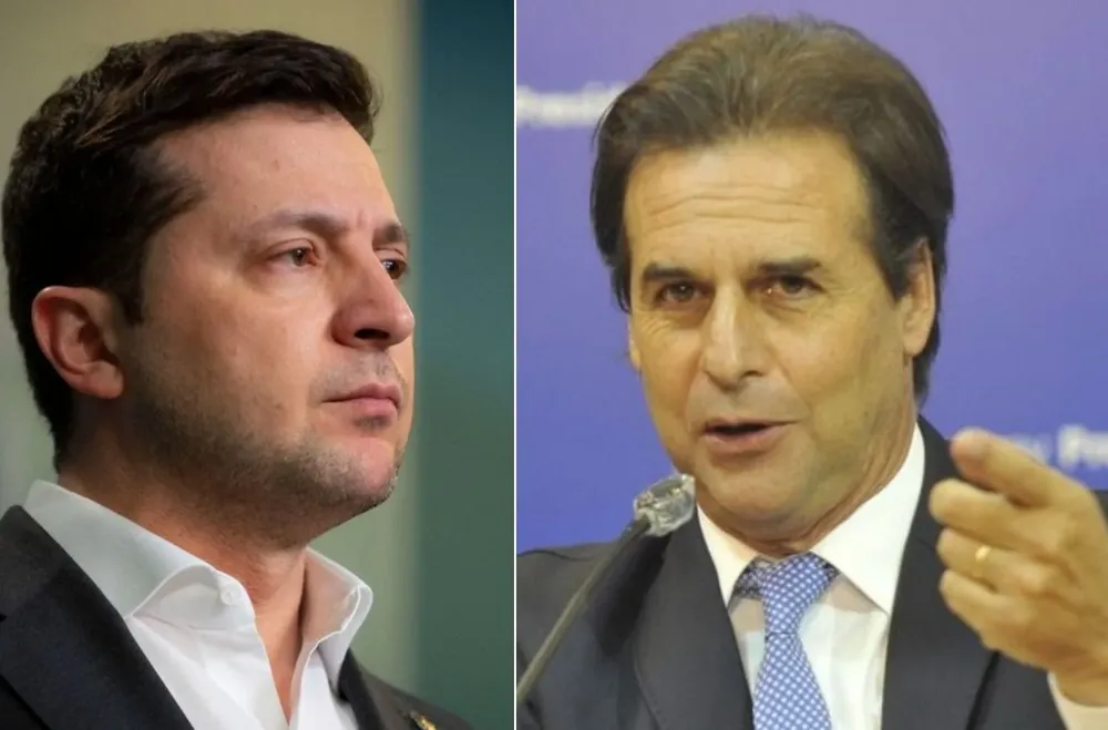 Zelensky planteó por carta hablar con Lacalle Pou